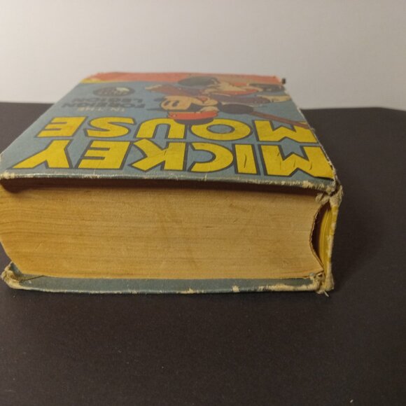 Disney MICKEY MOUSE IN THE FOREIGN LEGION #1428 VG, Big Little Books 1940 - Picture 13 of 16
